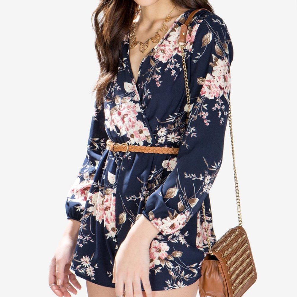 Blossom Surplice Romper - Picture 5 of 5